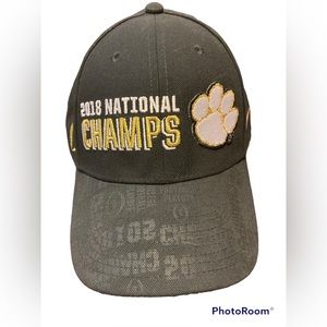 Clemson 2018 Championship hat- National Champs baseball cap